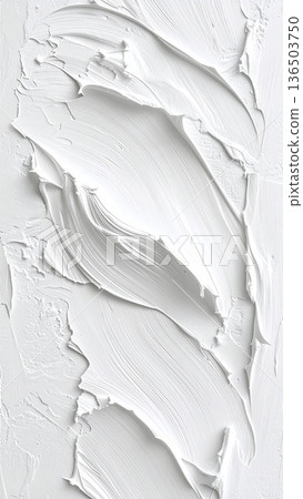 《AI Image》Uneven white wall 136503750