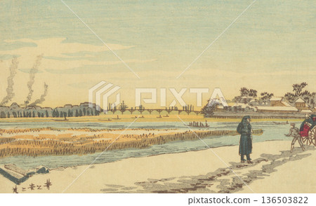 明治時代的東京:井上靖二(1864-1889)的《三俁永泰》 明治時代的東京:井上靖二(1864-1889)的《三俁永泰》 136503822