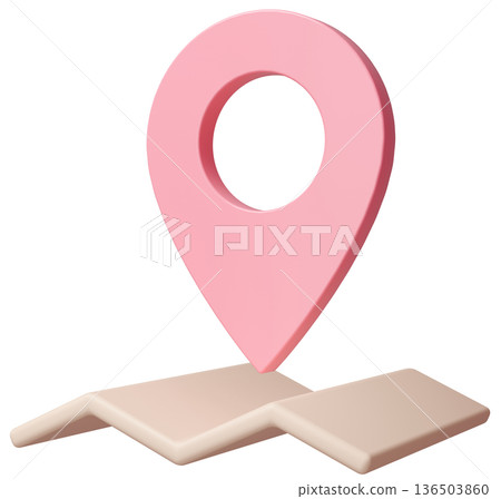 3D影像地圖 pin_pink 136503860