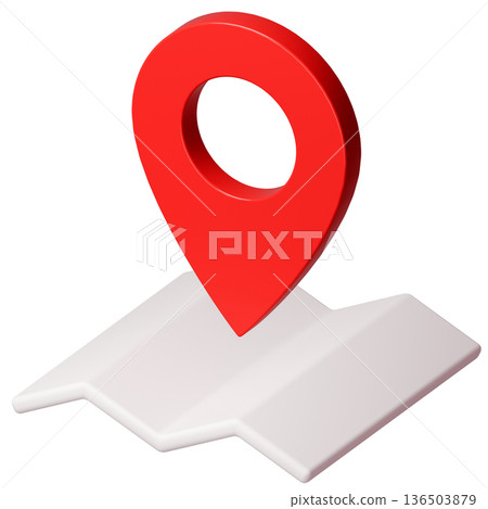 3D image_map pin_red 136503879