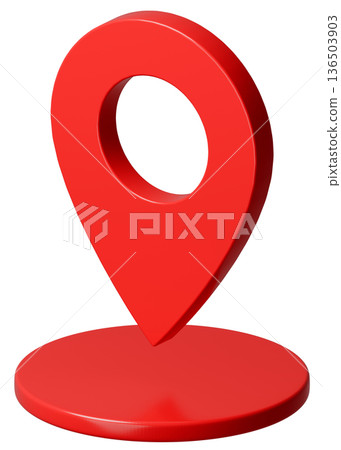 3D image_map pin_red 136503903