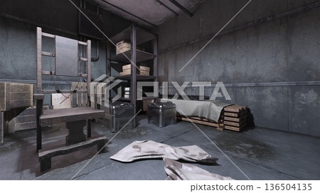 Underground rest room Underground rest room 136504135