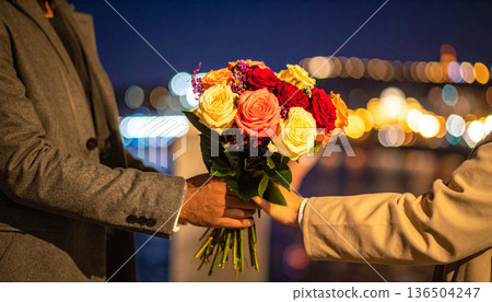 Illuminated bouquet 136504247