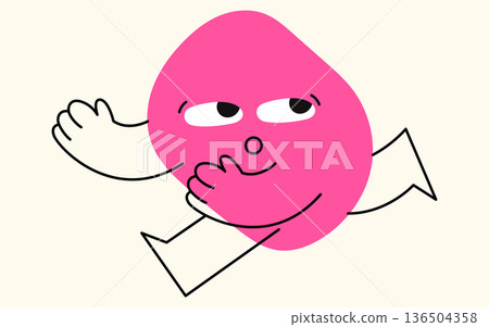 Cute blob element. 136504358