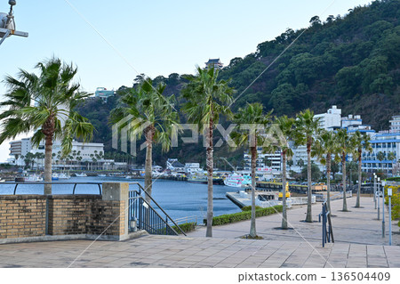 Atami hot spring town streets Atami hot spring town streets 136504409