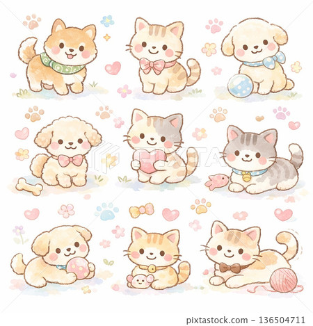 可愛的動物 可愛的動物 136504711