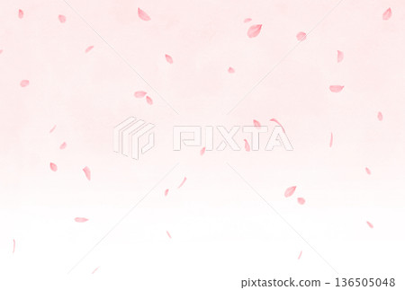 背景素材：花瓣飄落 136505048