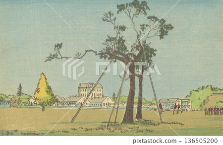 明治時期的東京:井上康二(1864-1889)的《櫻田外景遠眺》 明治時期的東京:井上康二(1864-1889)的《櫻田外景遠眺》 136505200