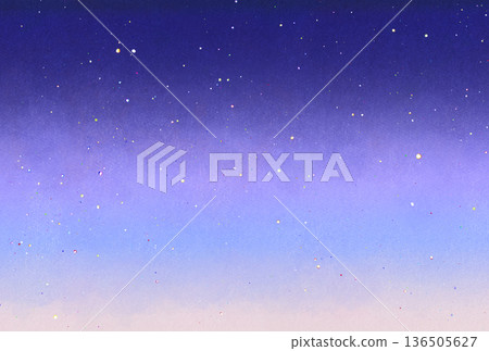 Background material_night sky_purple 136505627