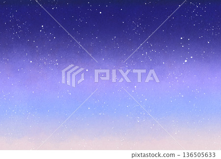 Background material_night sky_purple 136505633