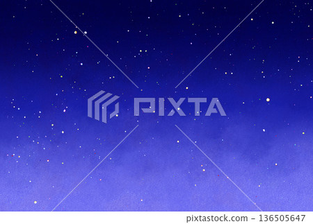 Background material _ night sky 136505647