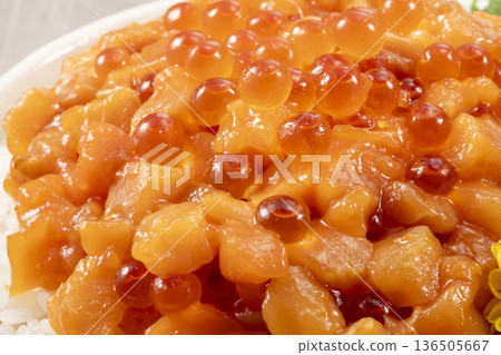 Hearty Japanese salmon dishes Hearty Japanese salmon dishes 136505667