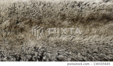 Faux fur texture background in brown and beige tones 136505685