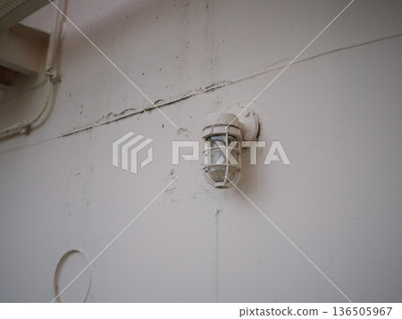 The facilities of the Antarctic research vessel Fuji, a tourist spot in Nagoya Port 136505967