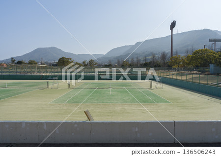 Tennis court Tennis court 136506243