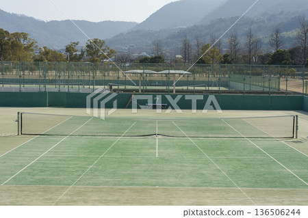 Tennis court Tennis court 136506244
