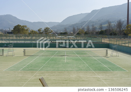 Tennis court  136506245