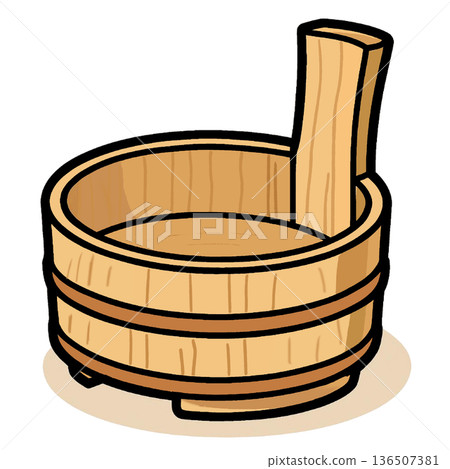 Illustration of a simple bucket Illustration of a simple bucket 136507381