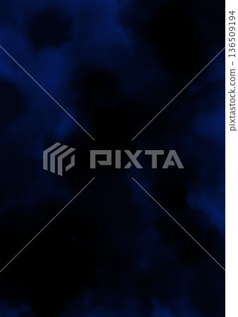 Blurred, eerie blue and black background image 136509194