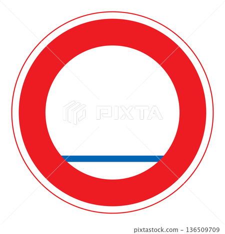 Regulatory sign minimum speed Regulatory sign minimum speed 136509709