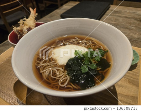 Lunch: grated yam soba Lunch: grated yam soba 136509715