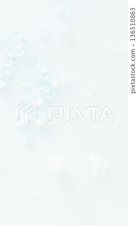 Refreshing beaded background texture, light blue, fairytale-like, sparkling background 136510863