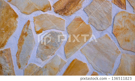 Stone Wall Background Stone Wall Background 136511823