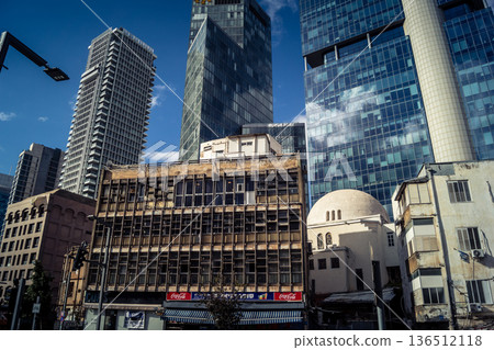 Cityscape and street view of Tel Aviv Cityscape and street view of Tel Aviv 136512118