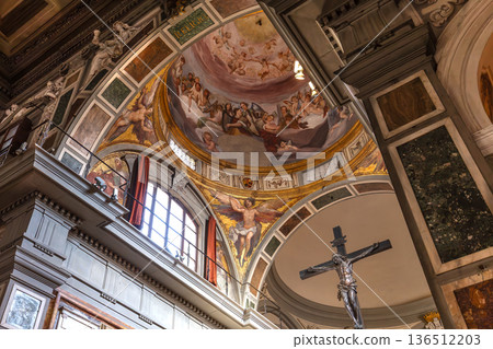 Ognissanti church, Florence, tuscany, Italy Ognissanti church, Florence, tuscany, Italy 136512203
