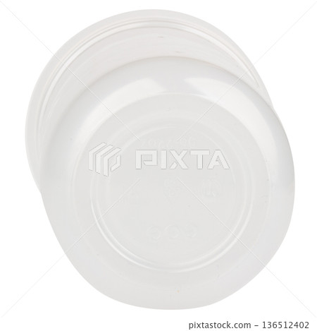 plastic cup isolated on white background transparent empty plastic cup isolated on white background transparent empty 136512402
