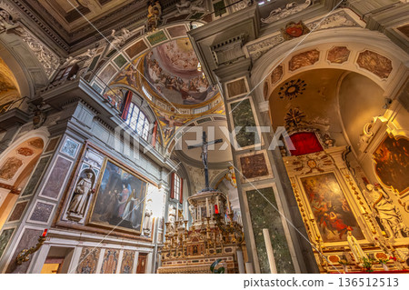 Ognissanti church, Florence, tuscany, Italy Ognissanti church, Florence, tuscany, Italy 136512513