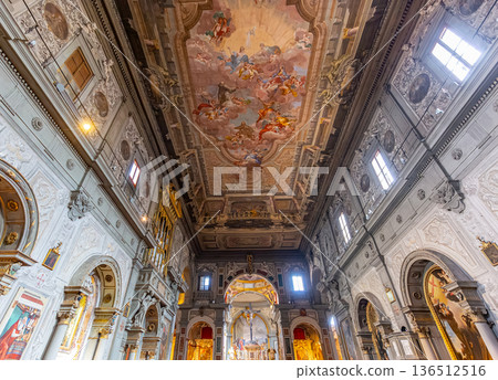 Ognissanti church, Florence, tuscany, Italy Ognissanti church, Florence, tuscany, Italy 136512516