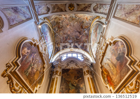 Ognissanti church, Florence, tuscany, Italy 136512519