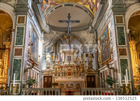 Ognissanti church, Florence, tuscany, Italy Ognissanti church, Florence, tuscany, Italy 136512525