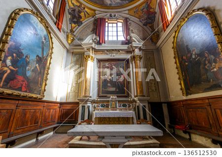 Ognissanti church, Florence, tuscany, Italy Ognissanti church, Florence, tuscany, Italy 136512530