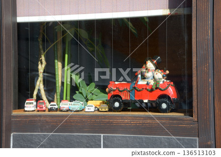 Street corner scenery sketch photo 136513103