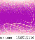 Purple  background with snowflakes and stars 136513110
