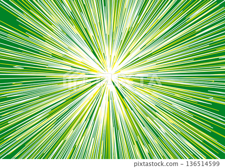 Green concentrated line background Green concentrated line background 136514599