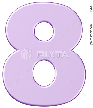 3D material_number_8_metallic_purple 3D material_number_8_metallic_purple 136515680