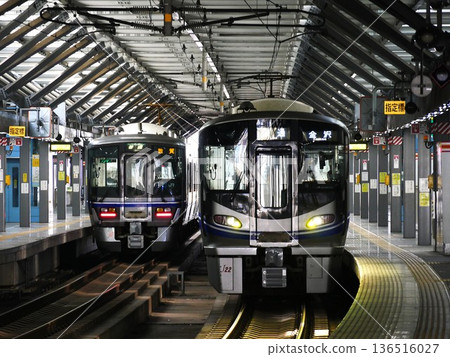 停靠福井站的當地列車車廂 136516027
