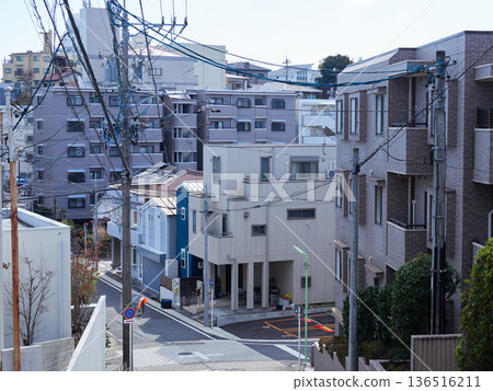 A quiet residential area of Nagoya city on a winter afternoon A quiet residential area of Nagoya city on a winter afternoon 136516211