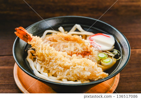 蝦仁蓮藕天婦羅烏龍麵 136517086