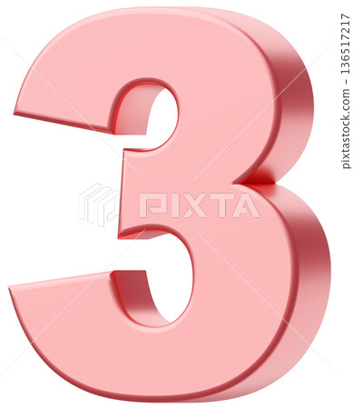 3D Material_Number_3_Metallic_Pink 3D Material_Number_3_Metallic_Pink 136517217