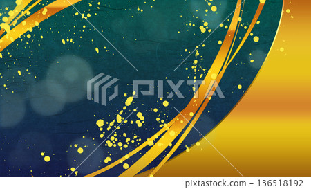 Japanese style luxury background_Blue Japanese style luxury background_Blue 136518192