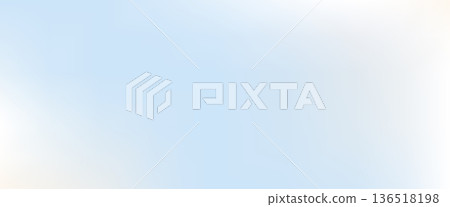 Soft Blue Cream Spring Gradient Background 136518198