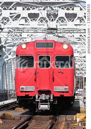 名鐵6000系列6044三河單人車穿越犬山大橋 名鐵6000系列6044三河單人車穿越犬山大橋 136518650