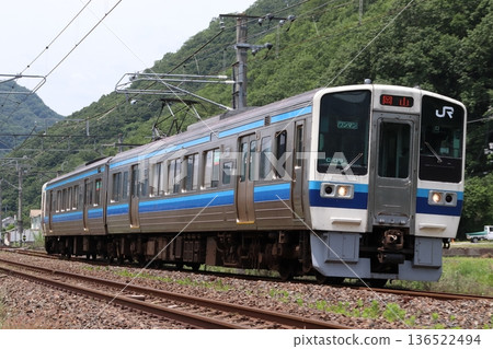 [JR-V] Hakubi Line 213 Series Train (Okayama ⇔ Niimi) 136522494