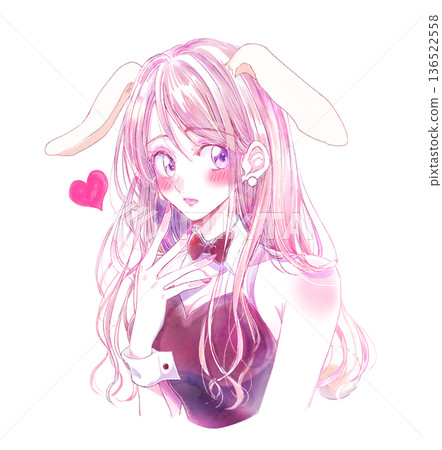 A woman in a bunny girl costume Love 136522558