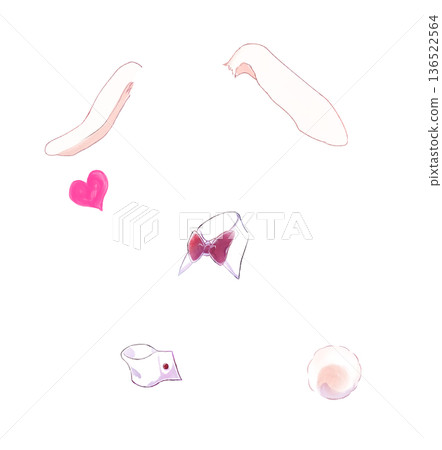 兔女郎服裝 136522564