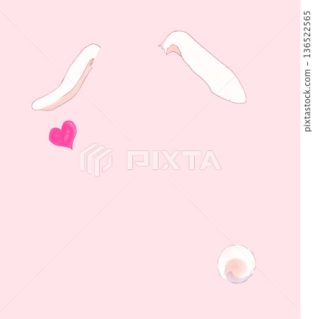Bunny ears and tail 136522565